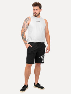 Bermuda Tommy Jeans Masculina Moletom Modern Beach Signature Preta