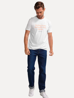 Camiseta Calvin Klein Jeans Masculina Authentic Nature Branca
