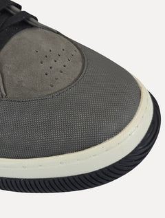 Tênis Osklen Masculino Couro Hybrid Laces Oil Chumbo