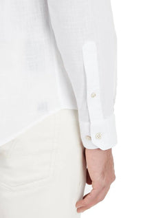 Camisa Aramis Masculina Regular Flame Lisa Branca