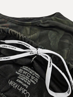 Sunga Calvin Klein Swimwear Folhagem Verde Escuro