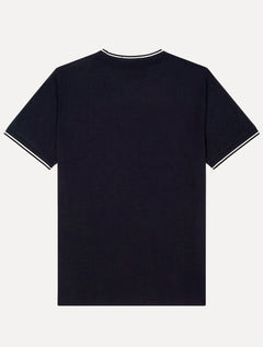 Camiseta Fred Perry Masculina Regular Twin Tipped Azul Marinho