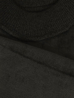 Suéter Dixen Masculino Slim Gola Média Preto Mescla