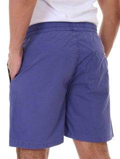 Bermuda Forum Masculina Sarja Azul Cobalto