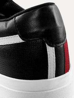 Tênis Tommy Hilfiger Masculino Jay 13A Iconic Leather Puched Preto