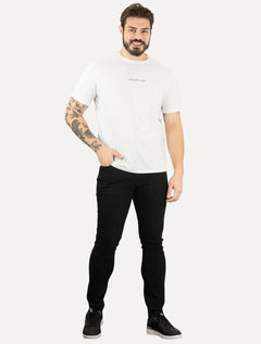 Camiseta Calvin Klein Jeans Masculina Institutional New Logo Branca