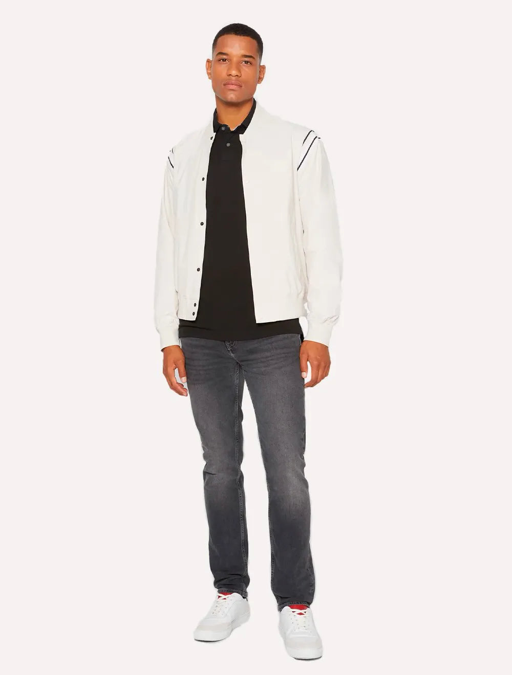 Polo Tommy Hilfiger Masculina Regular Piquet 1985 Preta