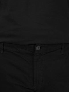 Calça Aramis Masculina Chino Sarja Classica Button Preta