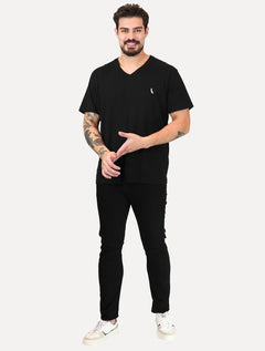 Camiseta Reserva Masculina V-Neck Vento Icon Preta