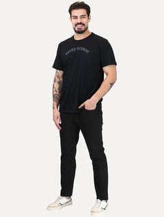 Calça Calvin Klein Jeans Masculina Skinny Five Pockets Tag Preta