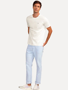 Camiseta Tommy Hilfiger Masculina Essential Cotton Branca