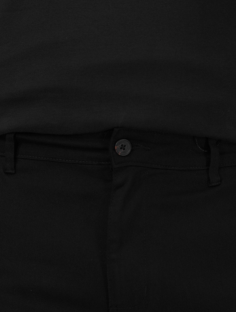 Bermuda K&J Black Masculina Casual Flex Cetim Preta