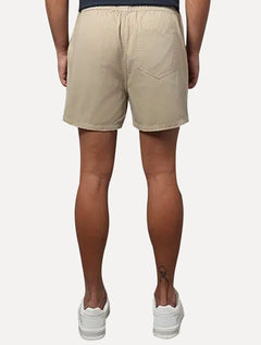Short Calvin Klein Jeans Masculino Color Cós Elástico Cáqui Claro