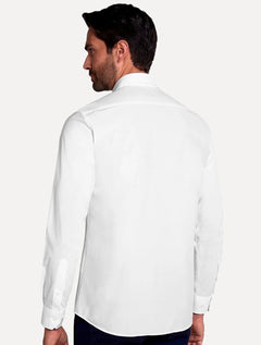 Camisa Dudalina Masculina Slim Tricoline Lisa Branca
