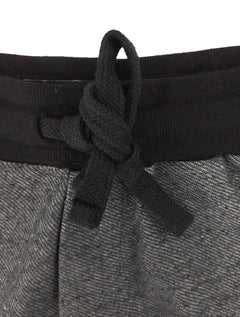 Bermuda John John Masculina Moletom Stripe Cinza Mescla