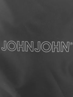 Jaqueta John John Masculina Hoodie Nylon Logo Preta
