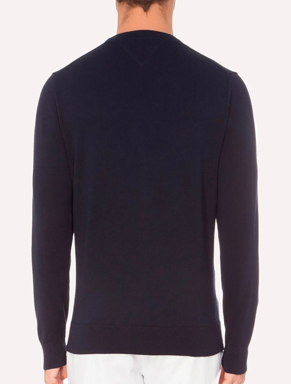 Suéter Tommy Hilfiger Masculino Signature Crewneck Azul Marinho