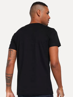 Camiseta Tommy Hilfiger Masculina Brand Love Small Logo Preta