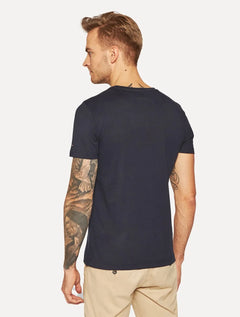 Camiseta Tommy Hilfiger Masculina Core Logo Tee Azul Marinho