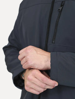 Jaqueta Calvin Klein Masculina Soft Shell  Full-Zip Chumbo