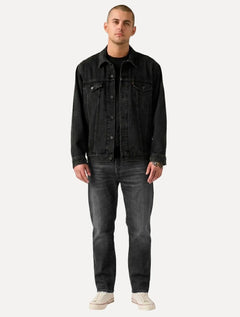 Jaqueta Levis Jeans Masculina Trucker Preta