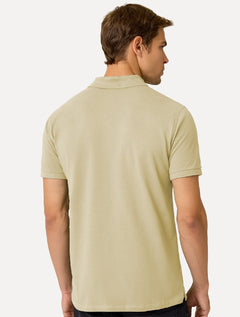 Polo Dudalina Piquet Essentials Básica Cotton Amarelo Médio