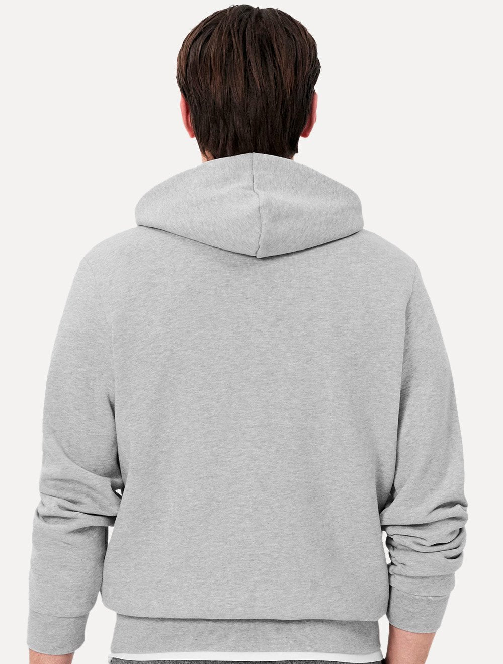 Moletom Lacoste Masculino Hoodie Classic Fit Cinza