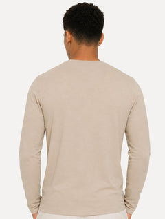 Camiseta Dudalina Manga Longa Cotton Flex Cáqui