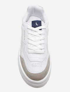 Tênis Reserva Masculino Couro Troy Khaki Branco