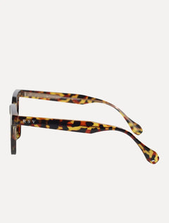 Óculos Reserva de Sol Masculino Round Plate Square Tortoise