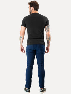 Camiseta Guess Masculina Patch Logo Preta