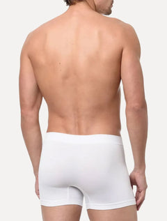 Cueca Calvin Klein Low Rise Trunk Sem Costura Branca Pack 3UN