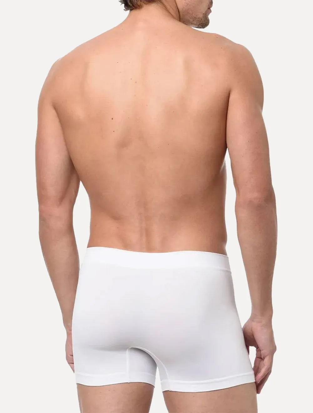 Cueca Calvin Klein Low Rise Trunk Sem Costura Branca Pack 3UN