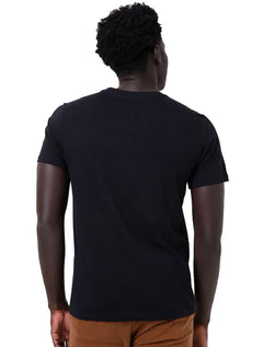 Camiseta Replay Masculina C-Neck Trademark Chess Preta