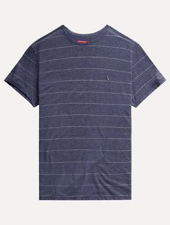 Camiseta Reserva Masculina Listrado Nice Azul Marinho