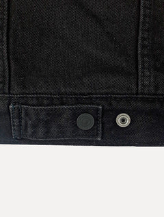 Jaqueta Jeans Levis Masculina Sherpa Trucker Preta