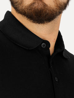 Polo Dudalina Masculina Piquet Comfort Pima Preta