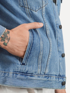 Jaqueta Levis Jeans Masculina Trucker Stonewash Clara