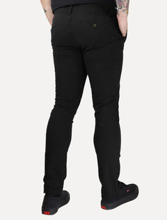Calça Sergio K Masculina Chino Sarja Elastano Preta