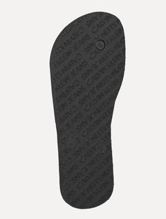 Chinelo Calvin Klein Jeans Logo Flow Preto