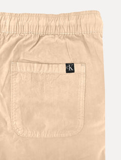 Short Calvin Klein Jeans Sarja Masculino Color Elastic Cáqui Claro