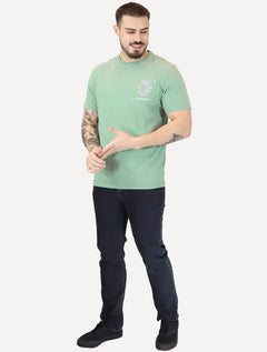 Camiseta Von der Volke Masculina Origineel Colective Art Lion Verde Claro