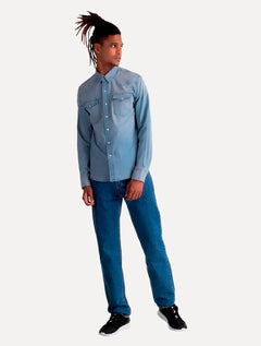 Camisa Levis Masculina Jeans Classic Western Standard Clara