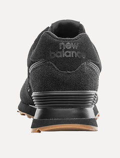 Tênis New Balance Masculino Casual Suede U574v2 All Black Preto