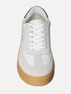 Tênis Calvin Klein Jeans Masculino Palito Embossed CK Branco