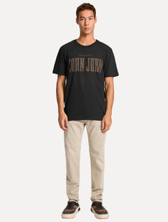 Camiseta John John Masculina Regular Fit Old West Preta