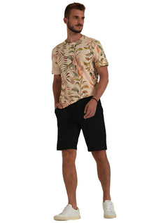 Bermuda Forum Moletom Masculina Regular Benjamin Preta