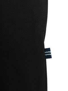 Polo Nautica Masculina Piquet Frisos Logo Colorblock Preta