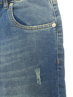 Calça Tommy Jeans Masculina Slim Tapered Steve Destroyed Matte Medium