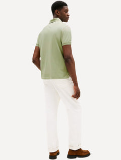 Polo Tommy Hilfiger Masculina Regular Piquet 1985 Verde Médio